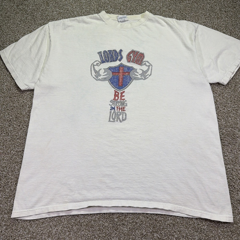 Lord Gym Vintage Tee Alternate Variant Rare Size XL 90s Maybe Design Prototype?